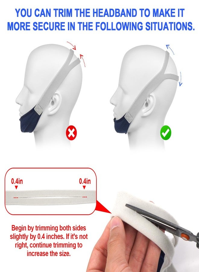 Medihealer 2 Packs Chin Straps for Users and Mouth Breathers - Anti Snoring Chin Strap for Men and Women,Chin Straps to Reduce Air Loss, Instant Mouth-Snoring Relief, Great Value Supplies by Medihealer. - Image 5